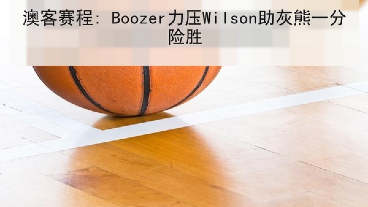 澳客赛程: Boozer力压Wilson助灰熊一分险胜